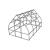 Теплица Росинка размер 6м*3м оцинк.профиль 25*25 шаг дуг 0,65м в комплекте с поликарбонатом Kinplast толщиной 4мм плотностью 0,8кг/м2